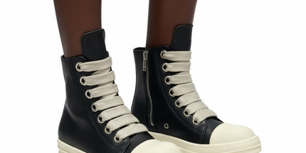 Owens–Style Jumbo Lace-Up Sneakers – Chunky Avant-Garde Shoes Mldrip