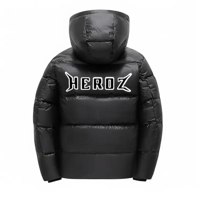 Winter Jacket Insulated Warm Black Hero Jacket Mldrip