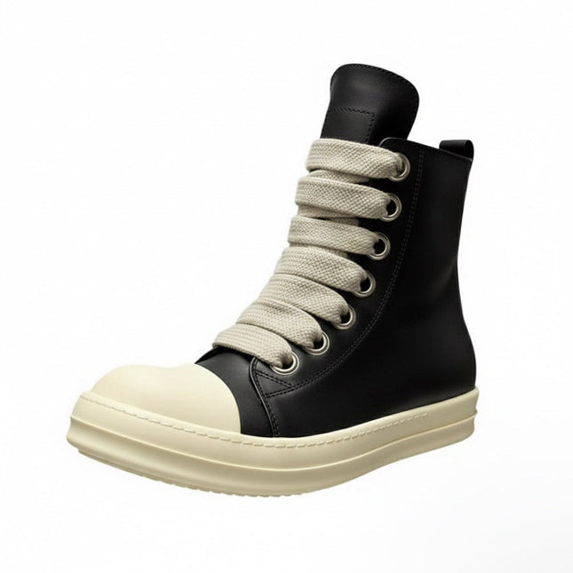 Owens–Style Jumbo Lace-Up Sneakers – Chunky Avant-Garde Shoes Mldrip