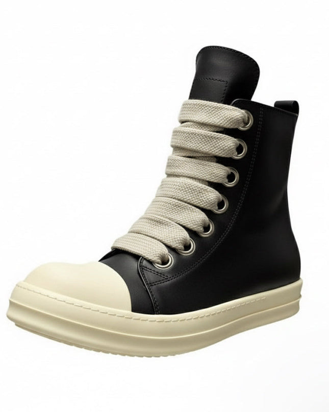 Owens–Style Jumbo Lace-Up Sneakers – Chunky Avant-Garde Shoes Mldrip