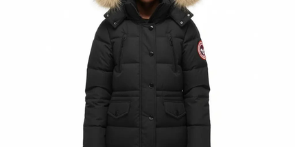 Luxury Fur Hooded Winter Parka Jacket – Black | MLDRIP Mldrip