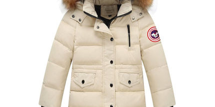 Luxury Fur Hooded Winter Parka Jacket – Black | MLDRIP