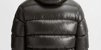 Warm Men's Black Puffer Jacket for Comfort and Cold Weather