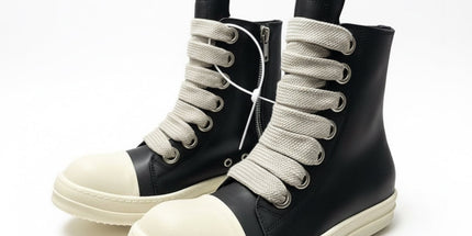 Owens–Style Jumbo Lace-Up Sneakers – Chunky Avant-Garde Shoes Mldrip