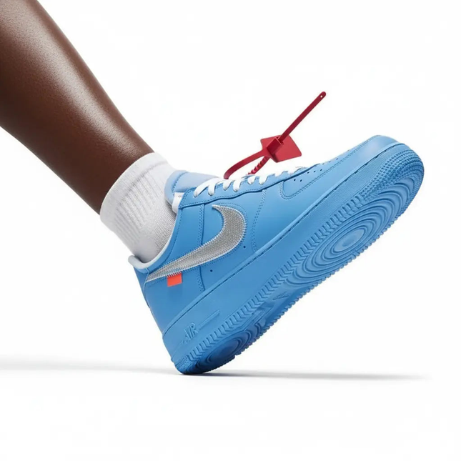 Nike Off-White Air Force 1 Style blue Mldrip