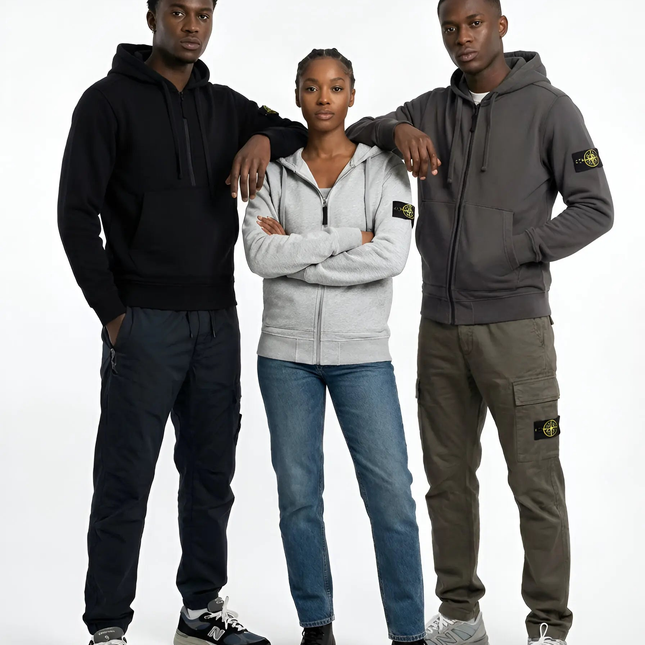 Stone Island Style Zipper Jacket Mldrip