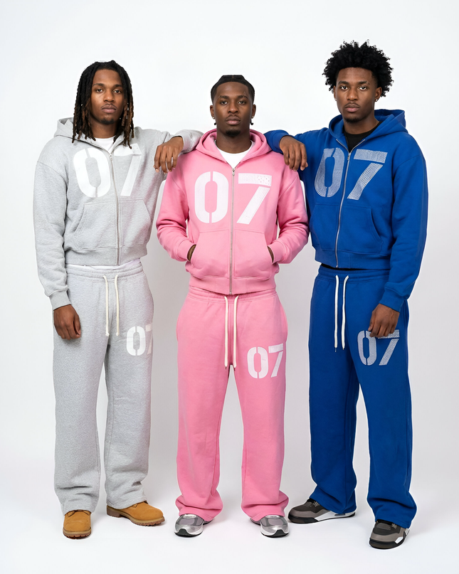 Gothic Streetwear Oversized Hoodie Set Mldrip