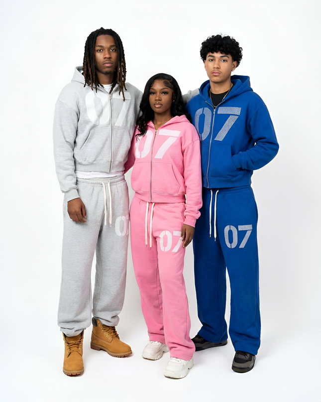 Gothic Streetwear Oversized Hoodie Set Mldrip