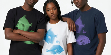 Stüssy Tea Fish T-Shirt Streetwear Mldrip