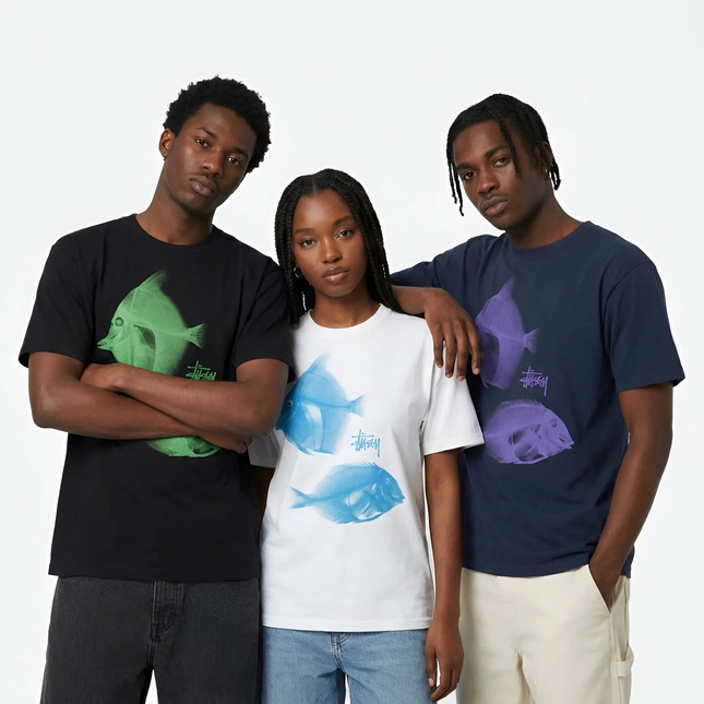 Stüssy Tea Fish T-Shirt Streetwear Mldrip