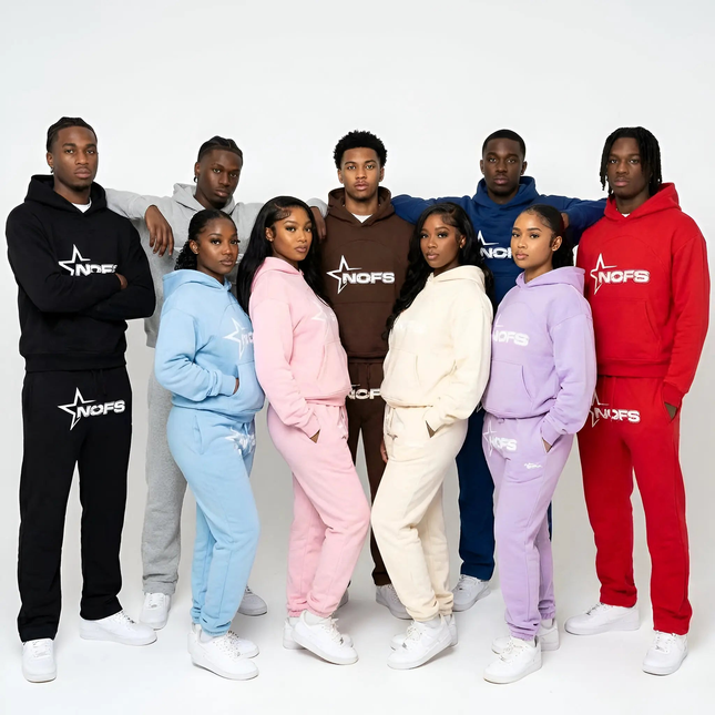 Y2K Gothic Streetwear Hoodie Set Mldrip