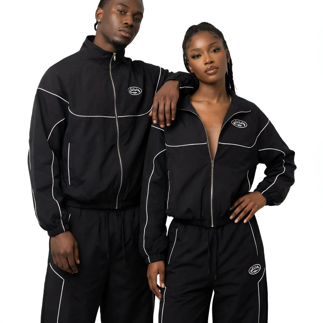 Retro Zip-Up Hoodie Set Mldrip