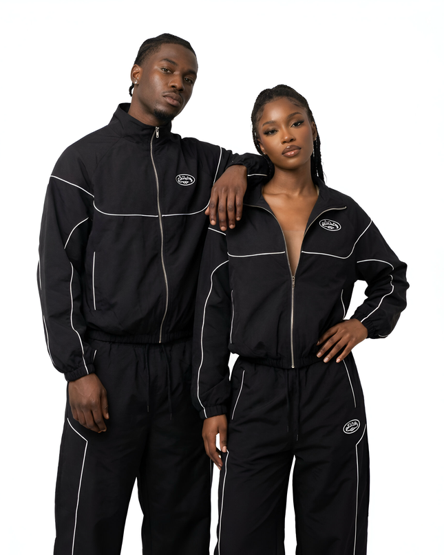 Retro Zip-Up Hoodie Set Mldrip