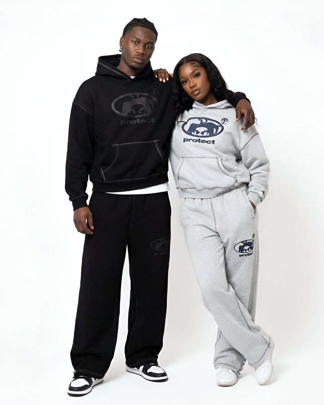 Vintage Rock Hoodie Set Mldrip