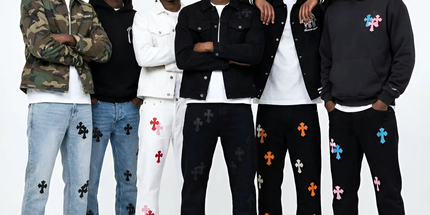 Chrome Hearts Denim jeans Mldrip