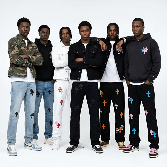 Chrome Hearts Denim jeans Mldrip