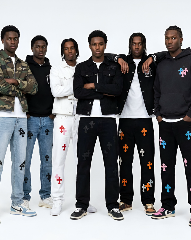 Chrome Hearts Denim jeans Mldrip