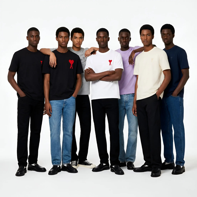 AMI Paris Logo T-Shirt French Mldrip