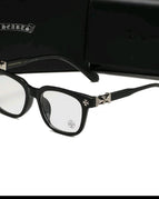 Grey Black Chrome Hearts Glasses