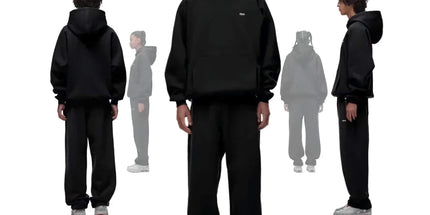 6PM Drill Embroidered Hoodie Set Mldrip