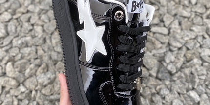 BAPE Patent Casual Shoes Sneakers