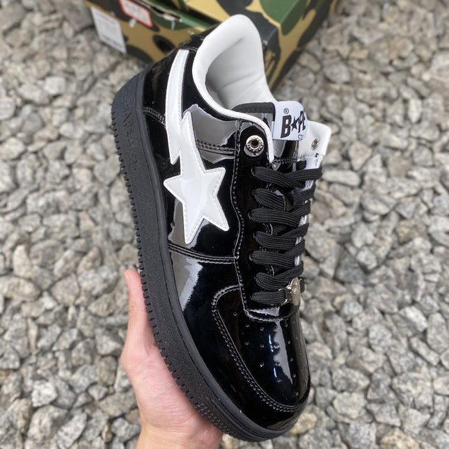 BAPE Patent Casual Shoes Sneakers