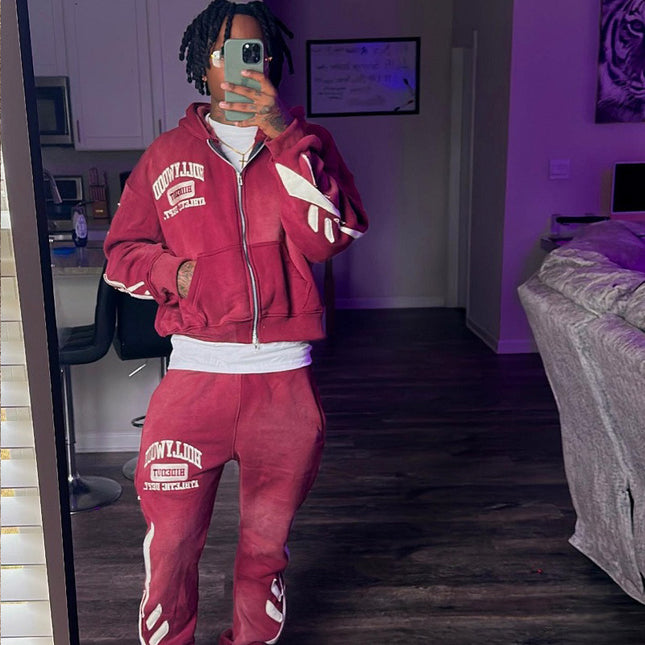 Y2K hip hop streetwear loose men's and women's fits