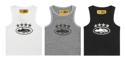Corteiz 4Starz Alcatraz Tank Top Crew Neck Vest
