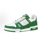 L8 Empty Rubber Trendy Shoes - Green Denim