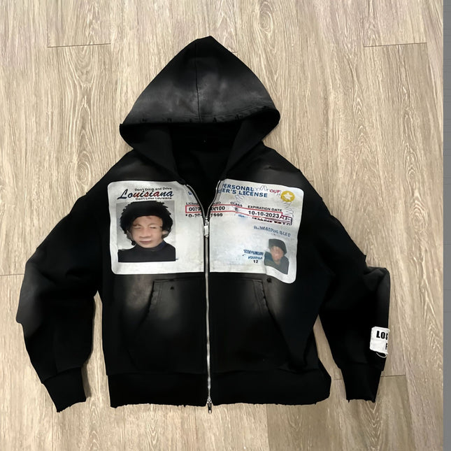 Y2K sweatshirt Harajuku jacket gothic style for men and women