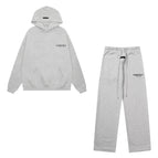 Straight suit flower gray