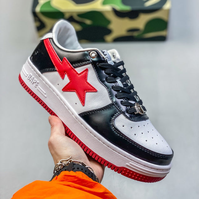 BAPE Patent Casual Shoes Sneakers