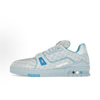 L8 Empty Rubber Trendy Skates - Ice Blue Embossed