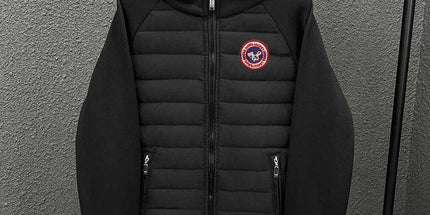hooded warm and thickened jacket for men
