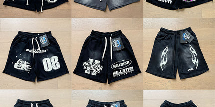 Saint Vintage shorts, cropped pants, high street baggy trousers