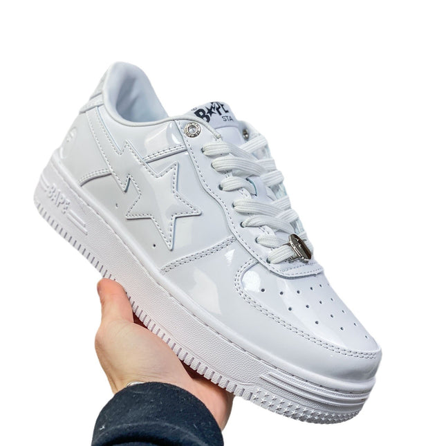 BAPE Patent Casual Shoes Sneakers