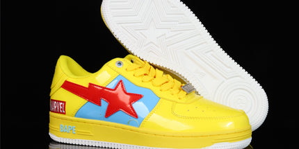BAPE Patent Casual Shoes Sneakers