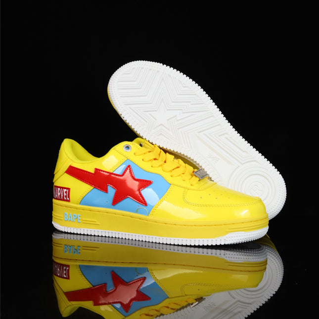 BAPE Patent Casual Shoes Sneakers