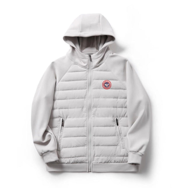 hooded warm and thickened jacket for men