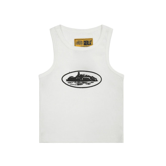 Basic LOGO Crew Neck Sleeveless Vest T-Shirt