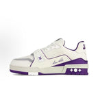 L8 Empty Glue Trendy Board Shoes - Purple Cement