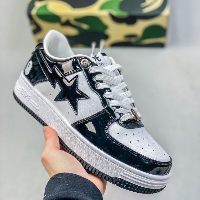 BAPE Patent Casual Shoes Sneakers