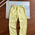 Sweatpants are yellow