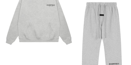 ESSENTIALS fleece Hooded Set