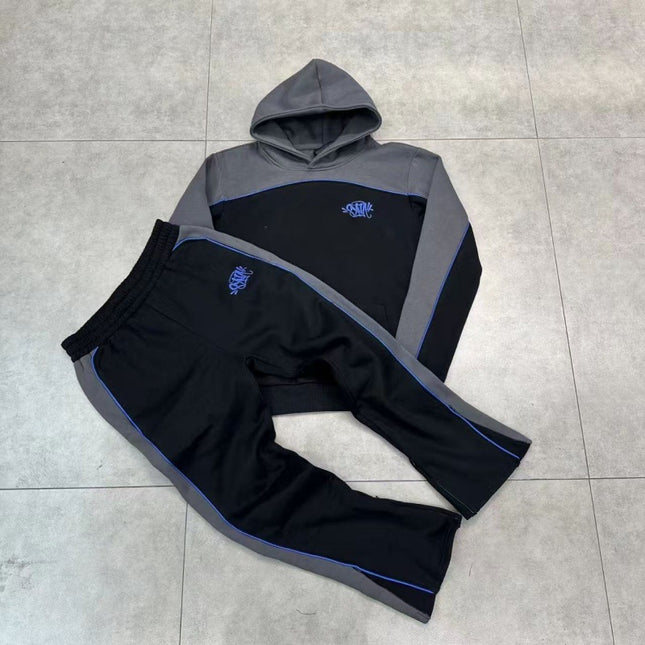 Fleece Hooded Sweatshirt Sweatpants Casual Set