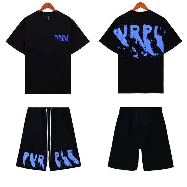 Crew Neck T-Shirt & Shorts Set