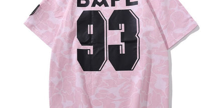Short sleeve ape crew neck T-shirt