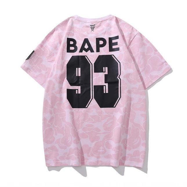 Short sleeve ape crew neck T-shirt