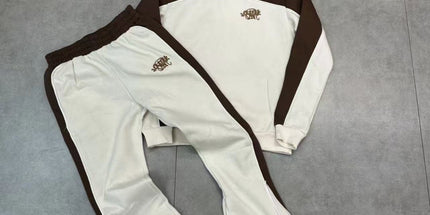 Fleece Hooded Sweatshirt Sweatpants Casual Set