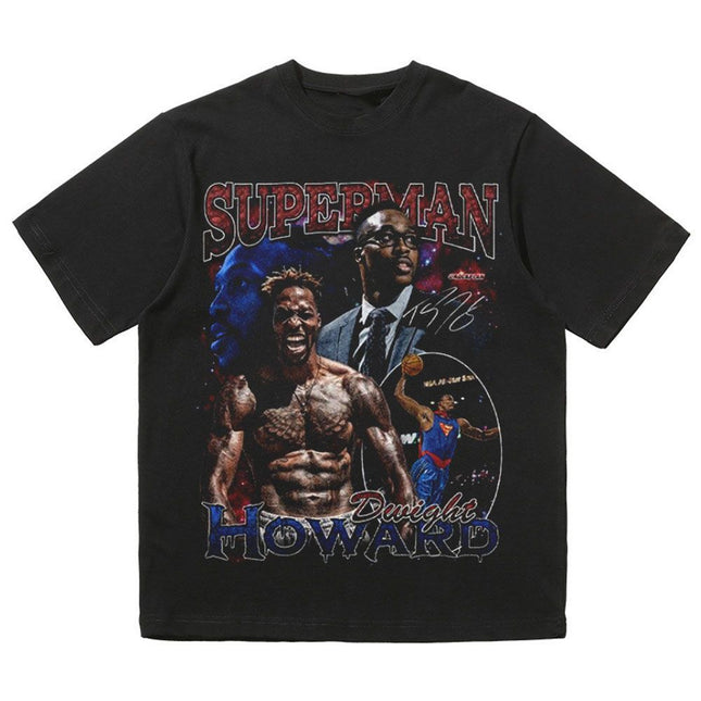NBA Star Retro T-Shirt - Curry Kobe Morant Rose